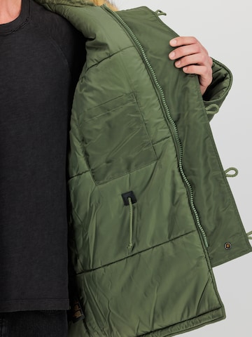 ALPHA INDUSTRIES Winter Parka 'N3B Heritage' in Green