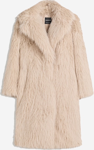 Manteau mi-saison Bershka en beige : devant