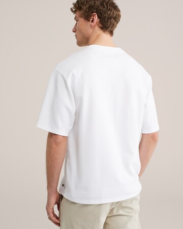 T-Shirt 'Boxy' WE Fashion en blanc