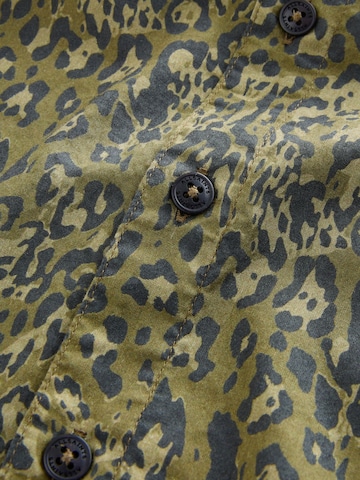 smALLSAINTS - Regular Fit Camisa 'Underground' em verde