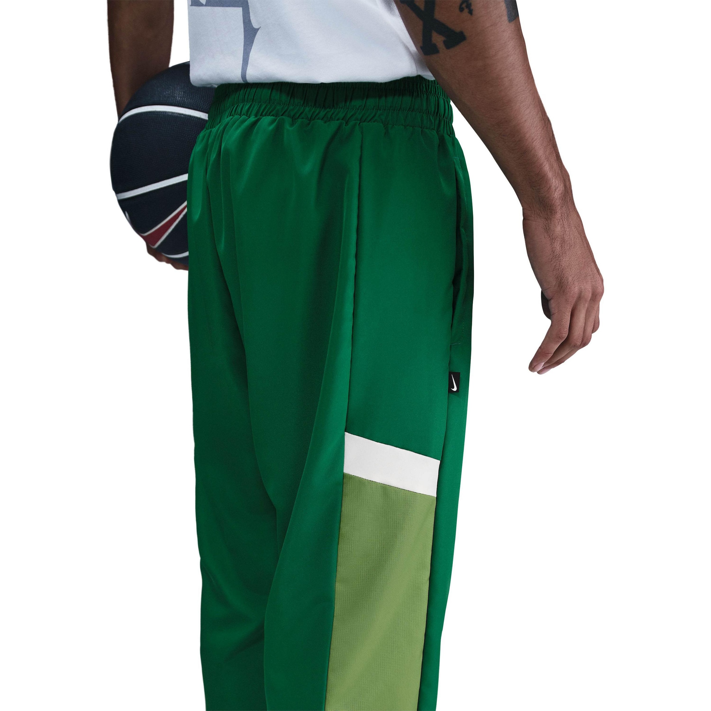 NIKE Regular Workout Pants 'Starting Five' in Green