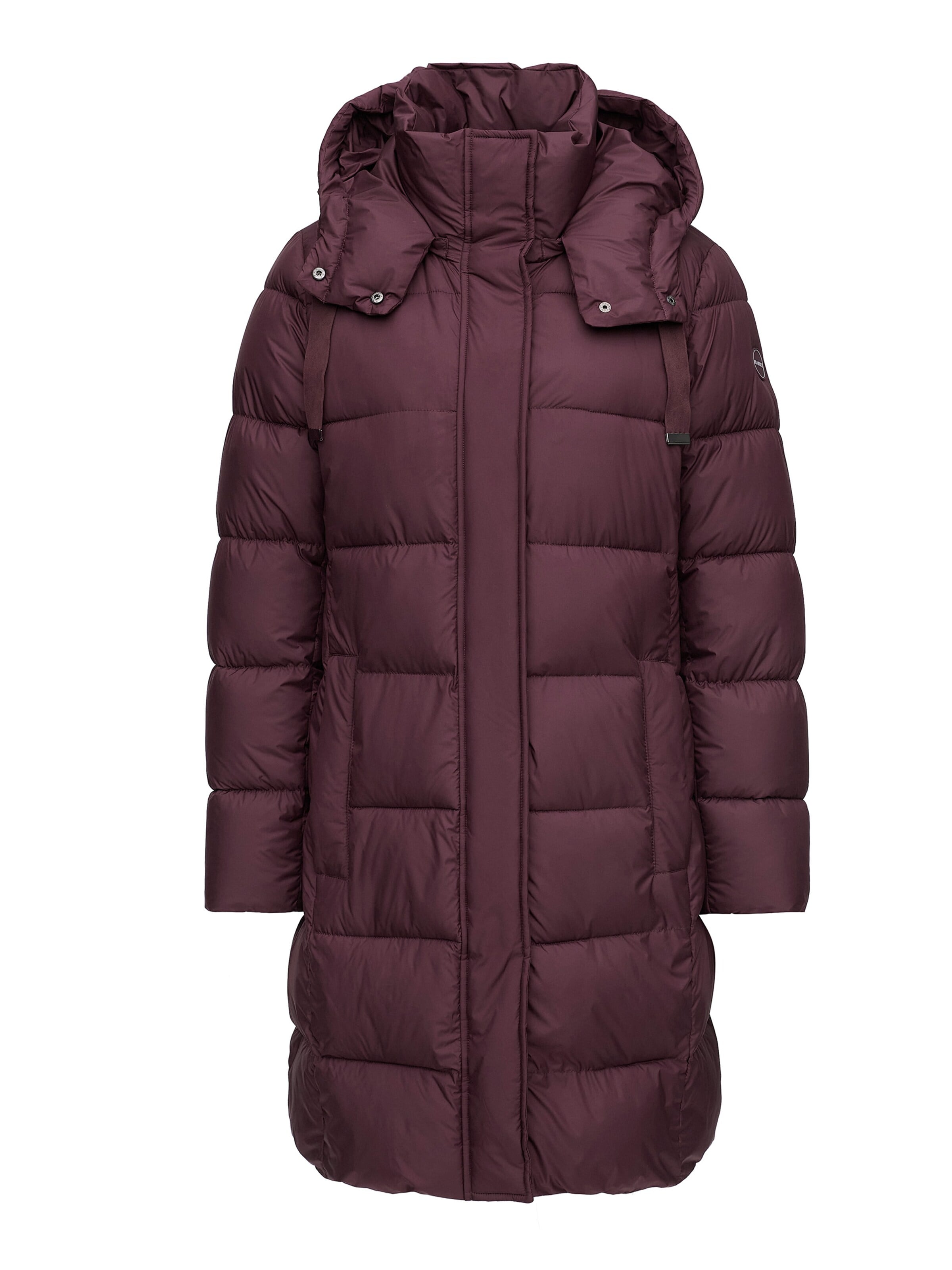 MANISA Winterparka 'Steppmantel'‌‌‌‌‌‌‌‌ in Lila: Vorderseite