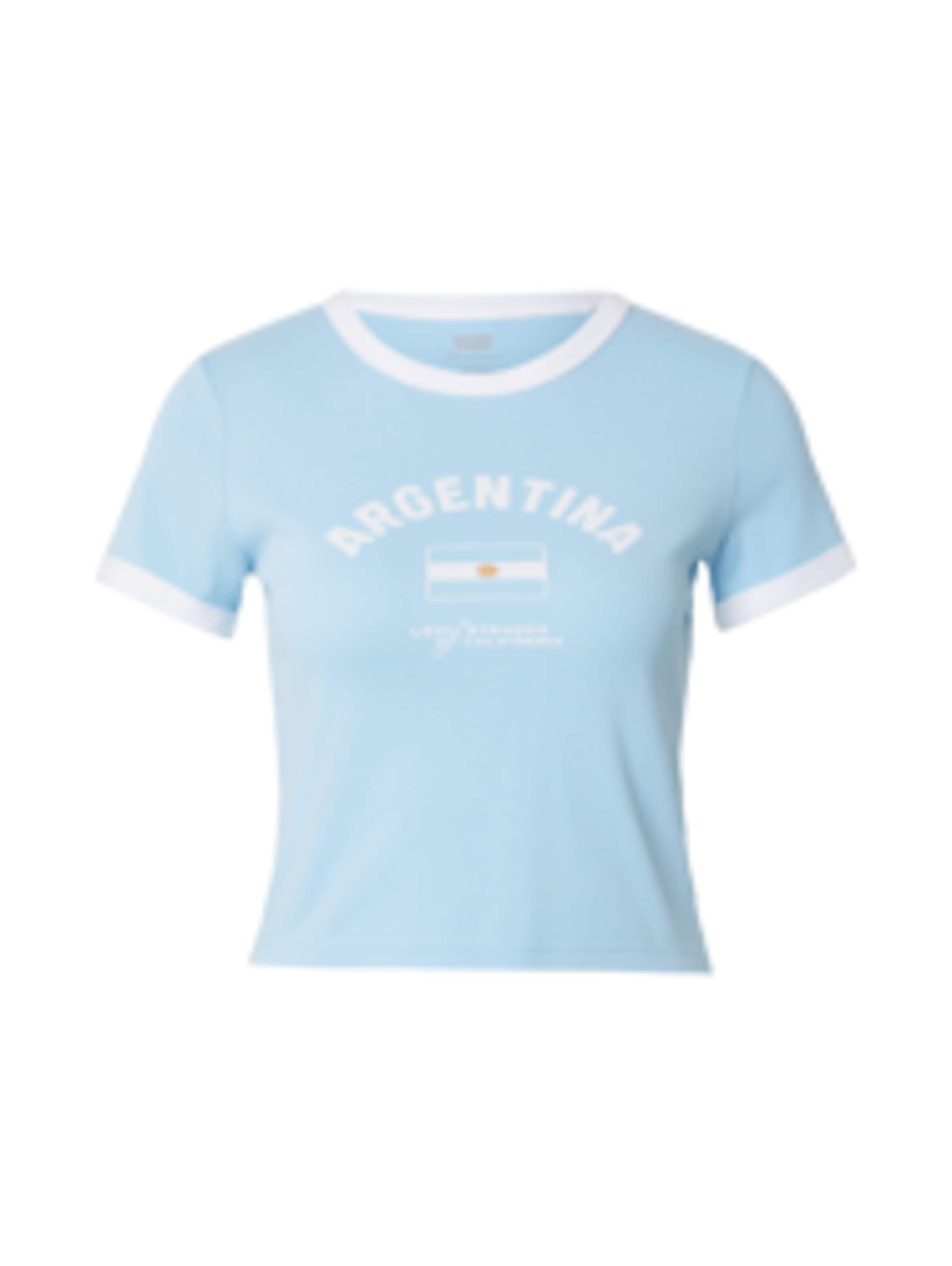 LEVI'S ® Μπλουζάκι 'Argentina Ringer Tee' σε κίτρινο: μπροστά