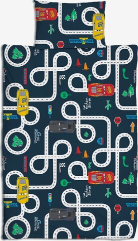 DISNEY Bed Sheet 'Cars' in Blue: front