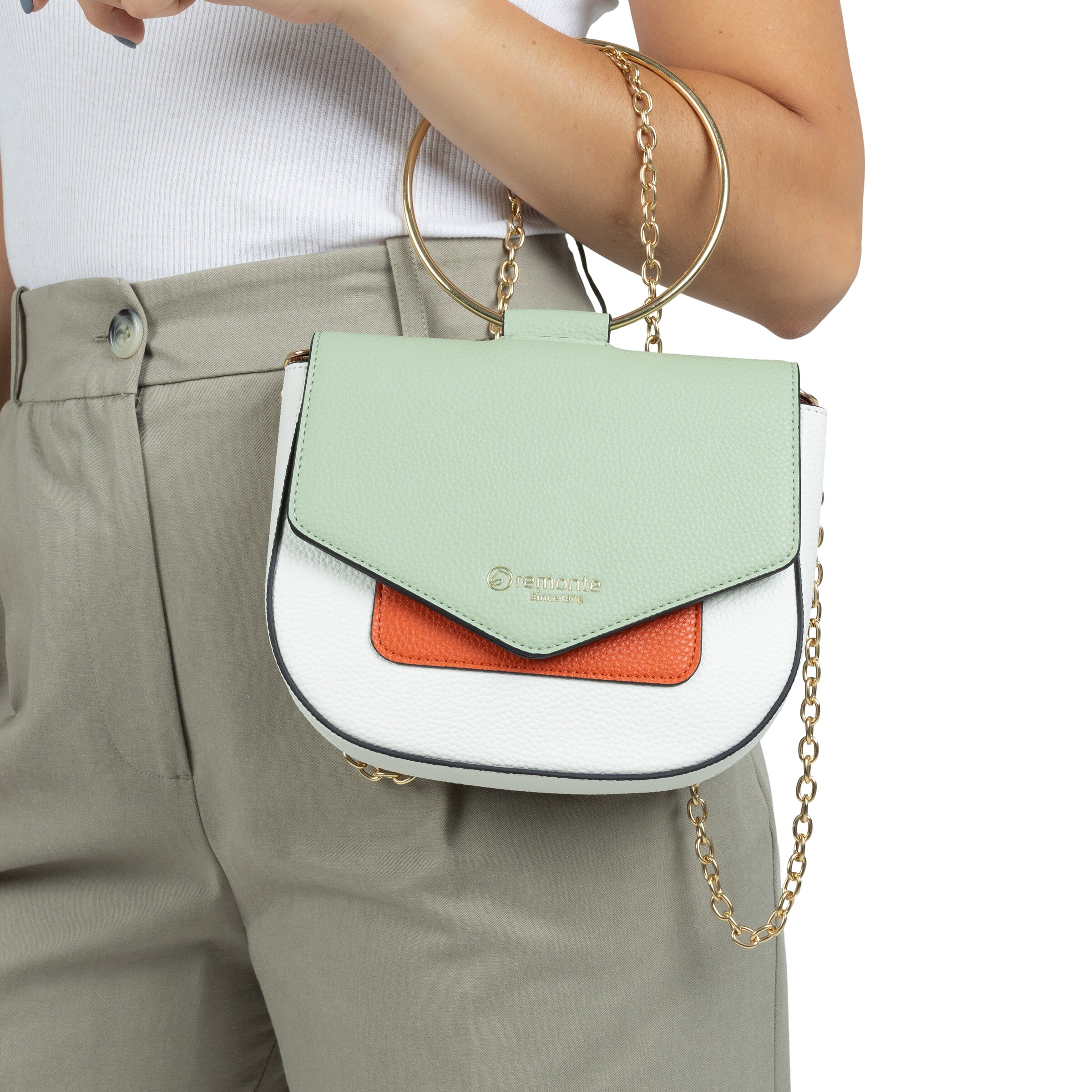 Sacs à main REMONTE en vert : devant