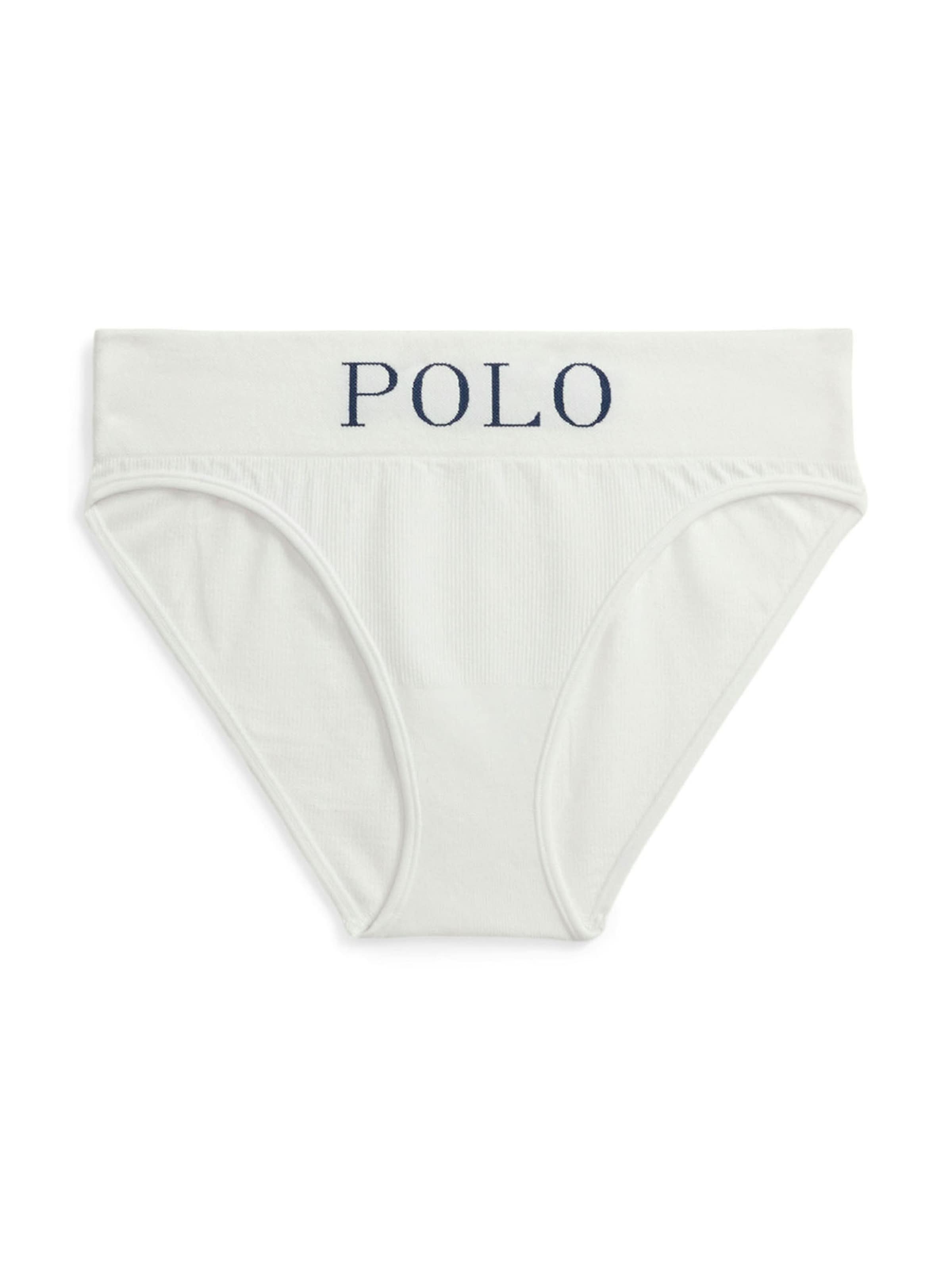 Polo Ralph Lauren Slip ' Ribbed Seamless ' in Wit: voorkant