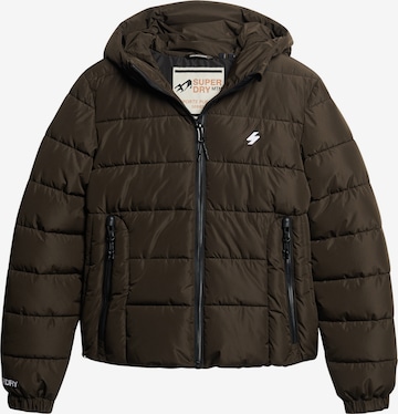 Superdry Tussenjas 'Spirit' in Bruin: voorkant
