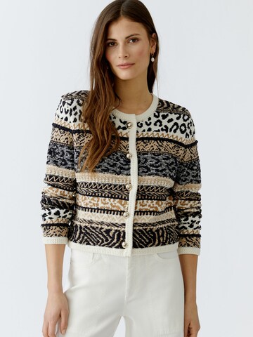 OUI Strickjacke in Beige: Vorderseite