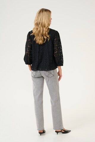 Cream Bluse 'Kaspis' i sort