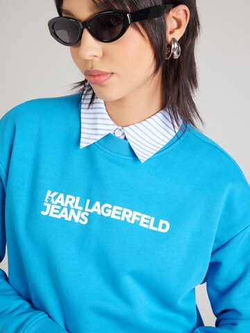 Felpa 'ESSENTIAL' di KARL LAGERFELD JEANS in blu