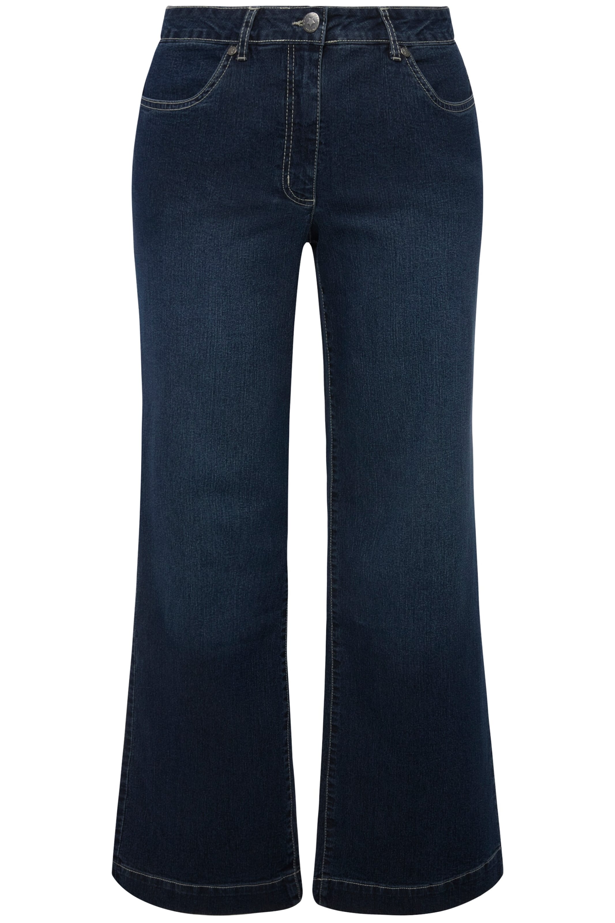 Angel of Style Wide leg Jeans in Blauw: voorkant