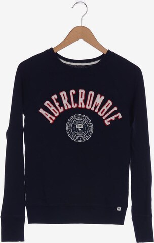 Abercrombie & Fitch Sweatshirt & Zip-Up Hoodie in S in Blue: front