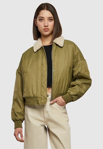 Veste mi-saison Urban Classics en vert : devant