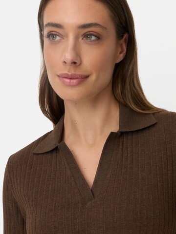CAMEL ACTIVE Kleid aus Baumwollmix in Braun