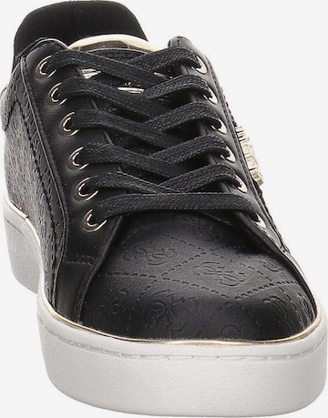 GUESS Sneaker 'BECKIE/ACTIVE LADY/LEATHER LIK' in Schwarz