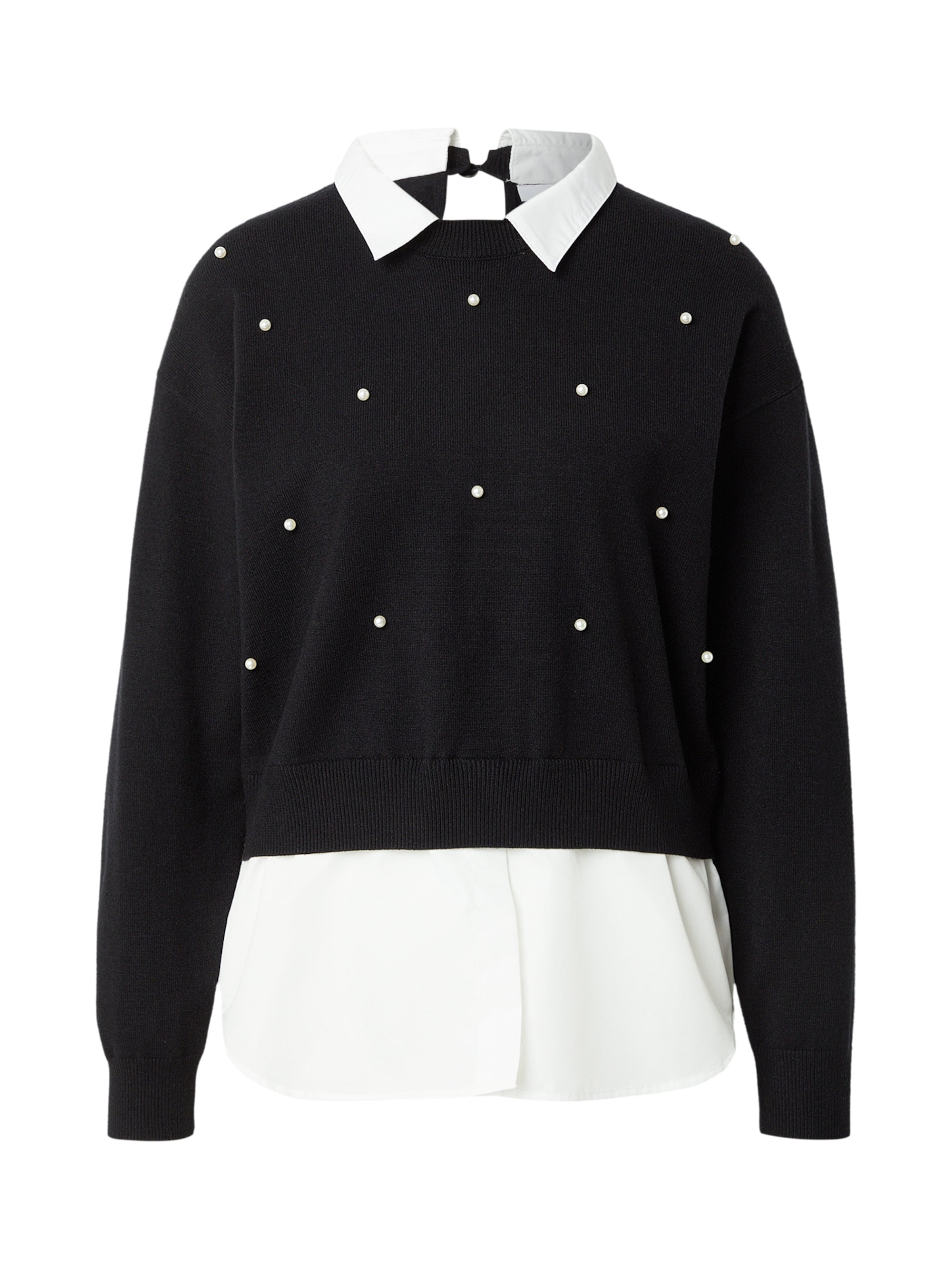 ABOUT YOU Свитер 'Sari' в Черный: спереди