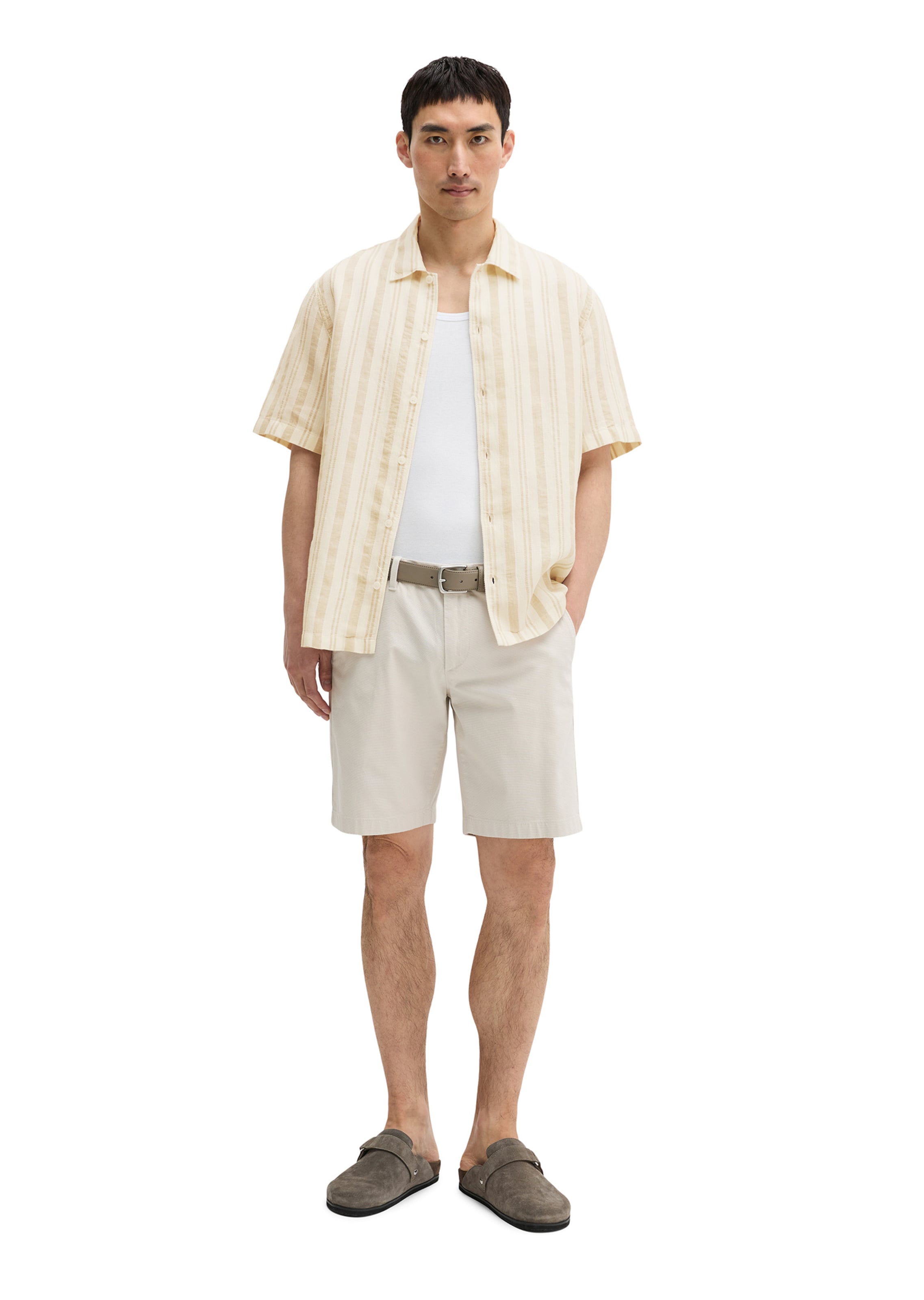 Marc O'Polo Regular Fit Hemd in Beige