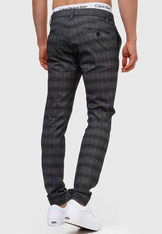 INDICODE JEANS Slimfit Chinohose 'Rodekro' in Grau