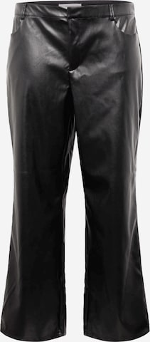 Noisy May Curve Loose fit Pants 'ANDY' in Black: front