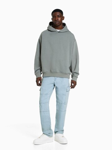 Bershka Loosefit Cargo farmer - kék