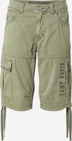 žalia CAMP DAVID Laisvas Laisvo stiliaus kelnės: priekis