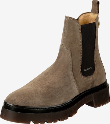 Boots chelsea 'Aligrey' di GANT in grigio: frontale