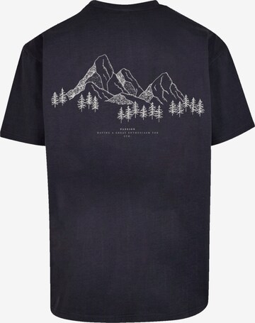 F4NT4STIC Shirt 'Mountain Berge' in Blauw