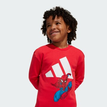 ADIDAS SPORTSWEAR Sweat suit 'Marvel' in Red