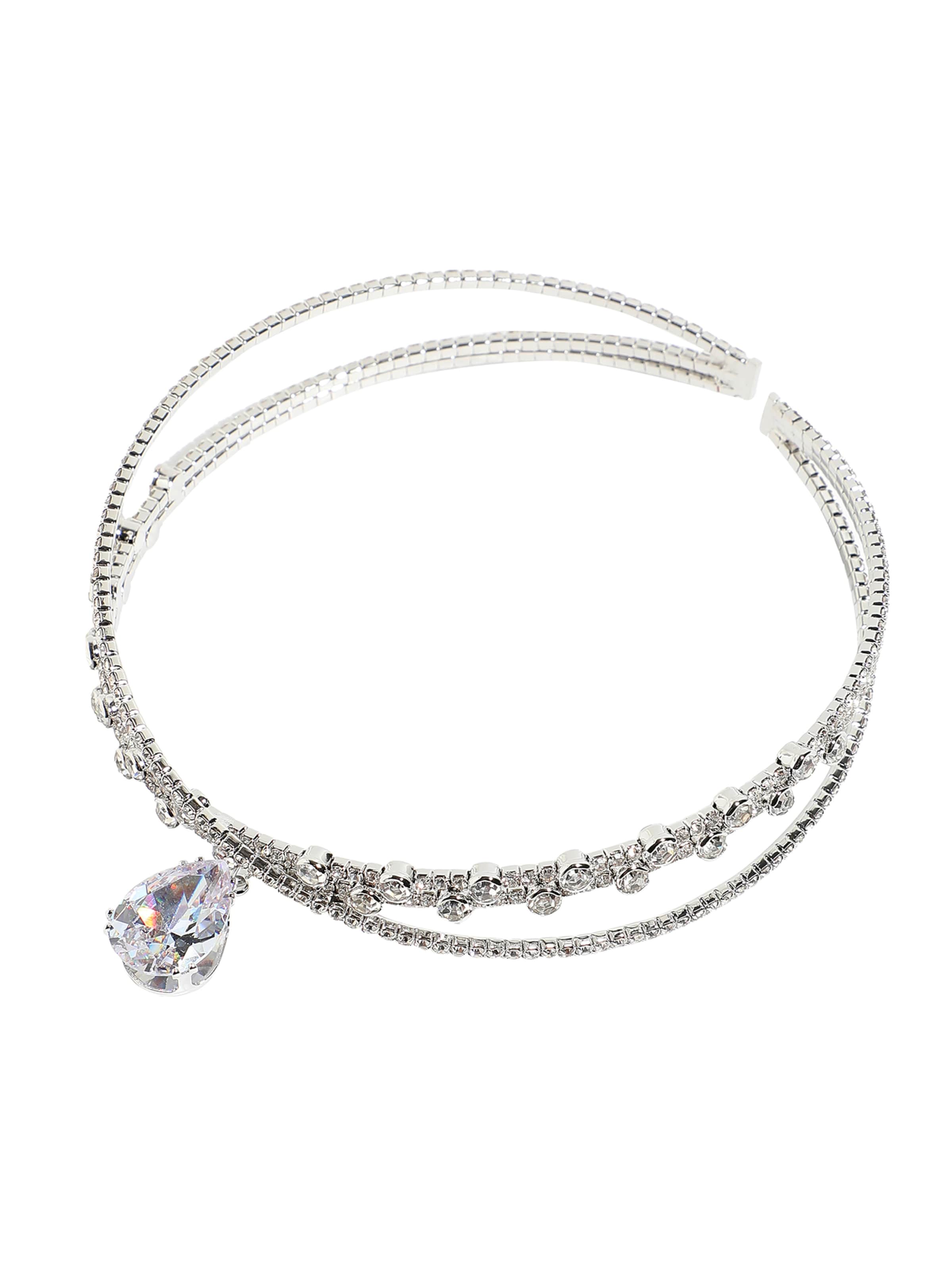 SOHI Haarsieraden &#x27;Surjit&#x27; in Zilver: voorkant