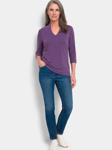 T-shirt Goldner en violet : devant