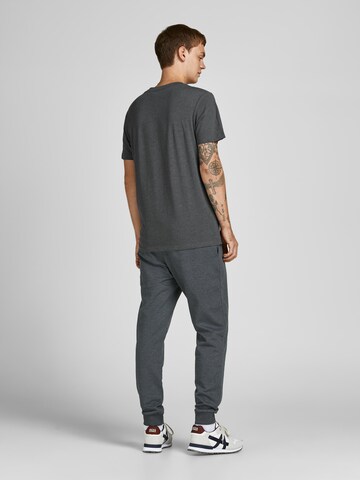 Pigiama lungo 'Hexa' di JACK & JONES in grigio