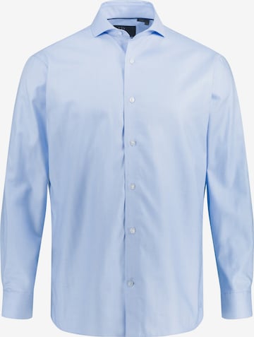 JP1880 Comfort fit Zakelijk overhemd in Blauw: voorkant