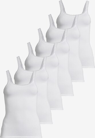 CON-TA Undershirt 'Modal' in White: front
