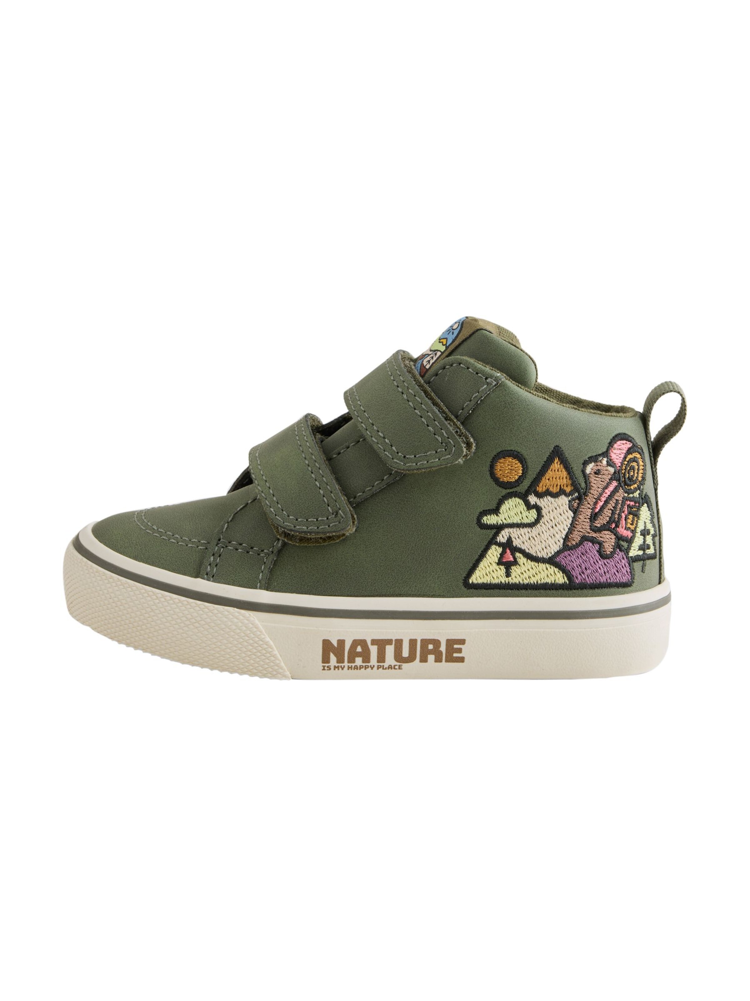 Next Sneakers i grøn: forside