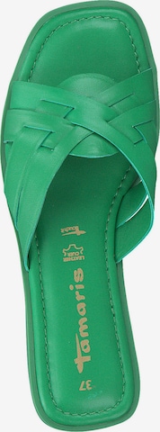 TAMARIS Mules in Green