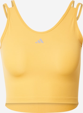 ADIDAS PERFORMANCE Sports Top 'Hiit Heat.Rdy ' in Yellow: front