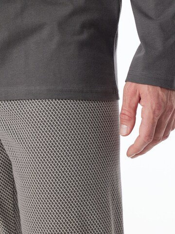 SCHIESSER Pyjama lang ' Comfort Essentials ' in Grijs