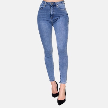 Skinny Jeans di Elara in blu: frontale