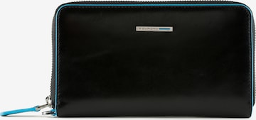 Piquadro Wallet 'Blue Square' in Black: front