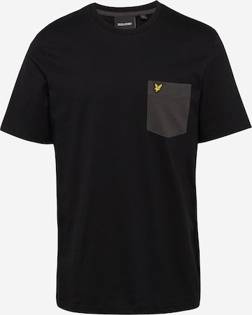 Lyle & Scott T-Shirt in Schwarz: predná strana