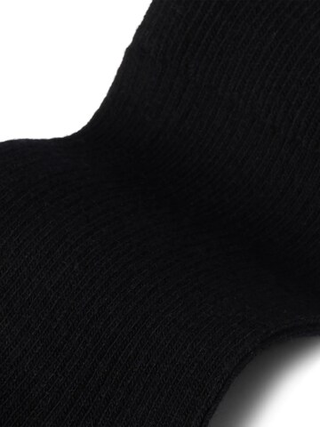 Von Jungfeld Socks 'Fine Ribbed' in Black