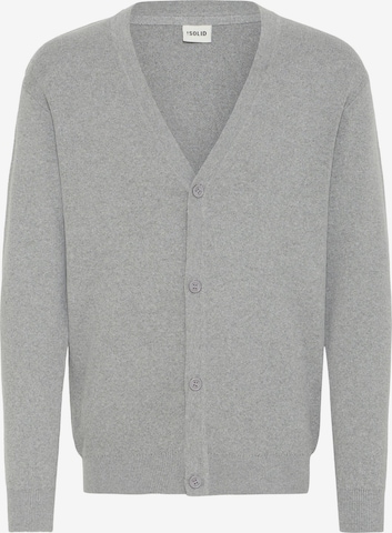 Vestes en maille 'Finto' !Solid en gris : devant