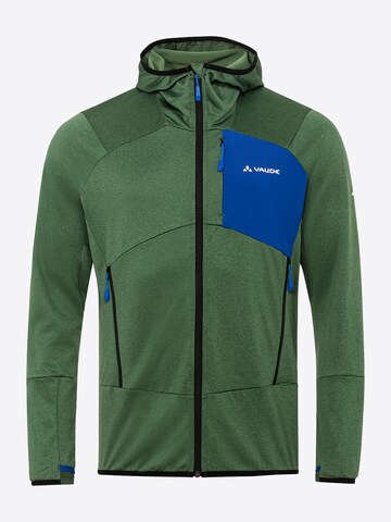 VAUDE Funktionele fleece-jas 'Monviso' in Groen: voorkant