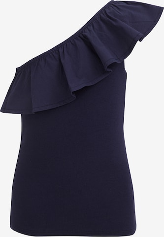 WE Fashion T-shirt i blå: framsida