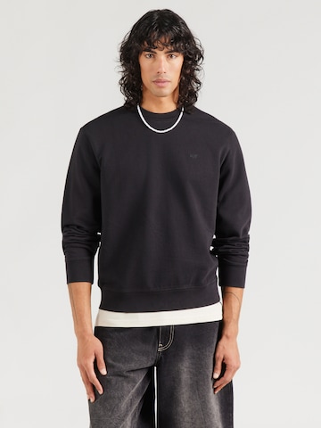 juoda LEVI'S ® Standartinis modelis Megztinis be užsegimo 'New Original': priekis