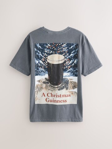 Next Shirt 'Christmas' in Grey