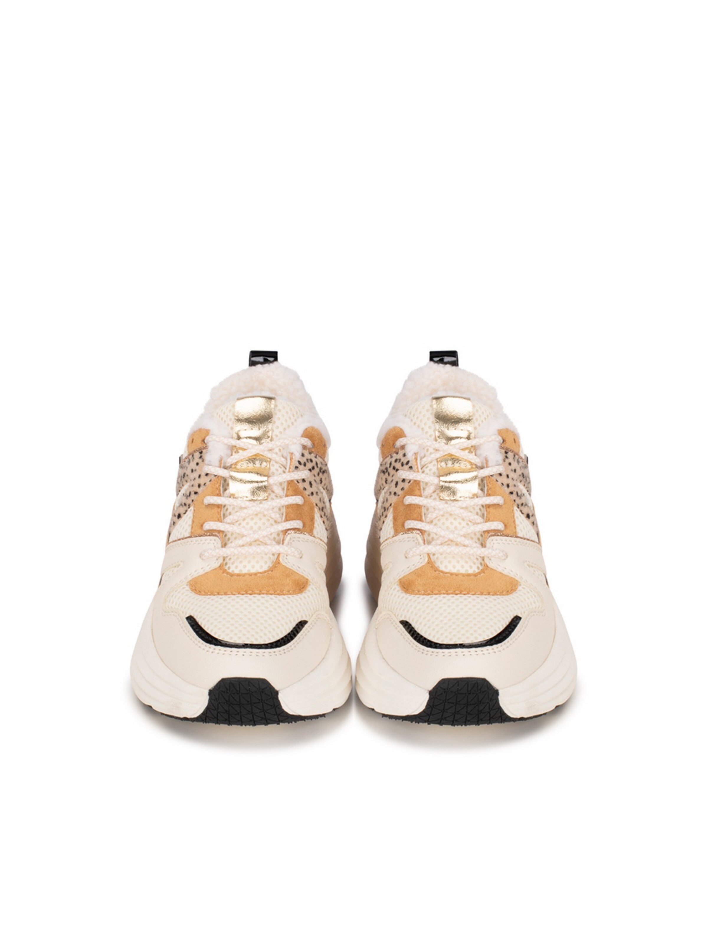 POSH by Poelman Sneakers laag 'Wavy' in Beige