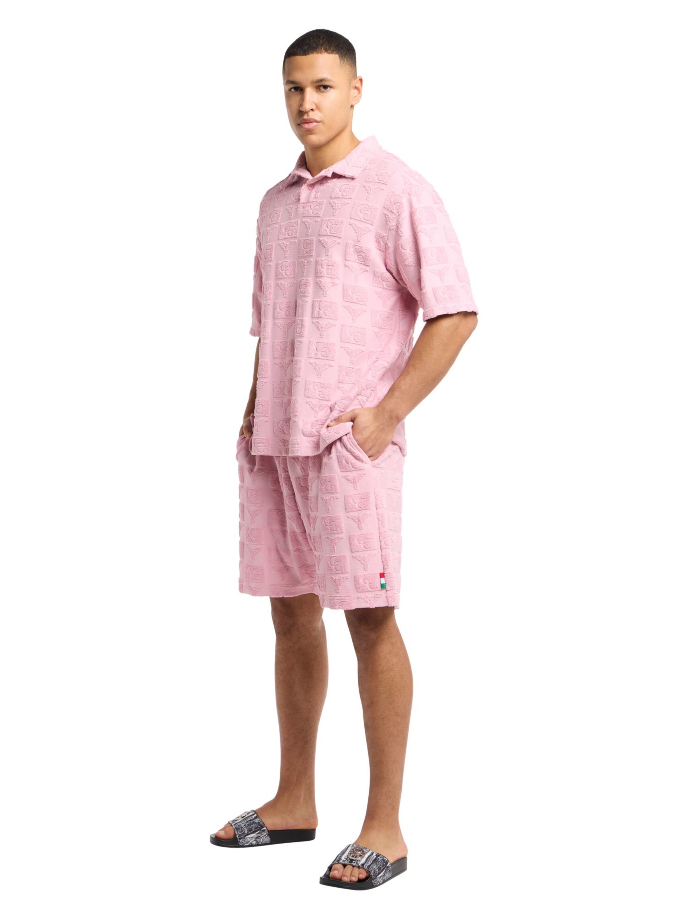 Regular Pantalon 'Egarter' Carlo Colucci en rose