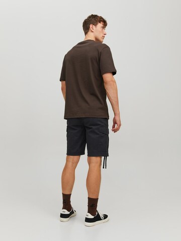 JACK & JONES - regular Pantalón cargo 'Marley' en negro