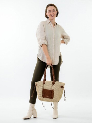 Emily & Noah Shopper in Beige